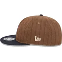 cap-ravna-brown-adjustable-strap-9fifty-retro-crown-wool-pinstripe-detroit-tigers-mlb-new-era