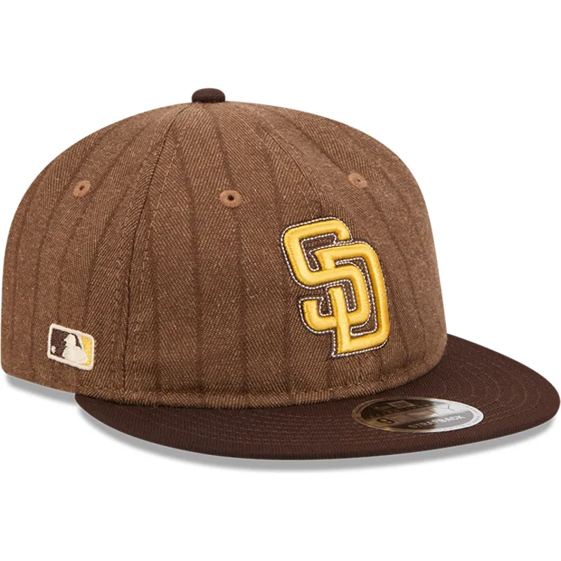 cap-ravna-brown-adjustable-strap-9fifty-retro-crown-wool-pinstripe-san-diego-padres-mlb-new-era cap-ravna-brown-adjustable-strap-9fifty-retro-crown-wool-pinstripe-san-diego-padres-mlb-new-era