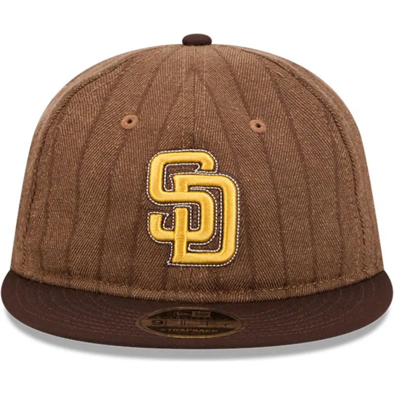 cap-ravna-brown-adjustable-strap-9fifty-retro-crown-wool-pinstripe-san-diego-padres-mlb-new-era cap-ravna-brown-adjustable-strap-9fifty-retro-crown-wool-pinstripe-san-diego-padres-mlb-new-era