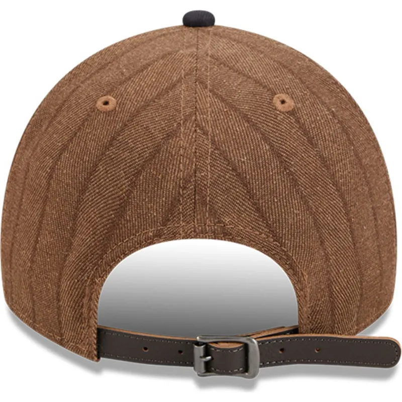 cap-zaobljena-brown-adjustable-strap-9twenty-a-frame-wool-pinstripe-boston-red-sox-mlb-new-era