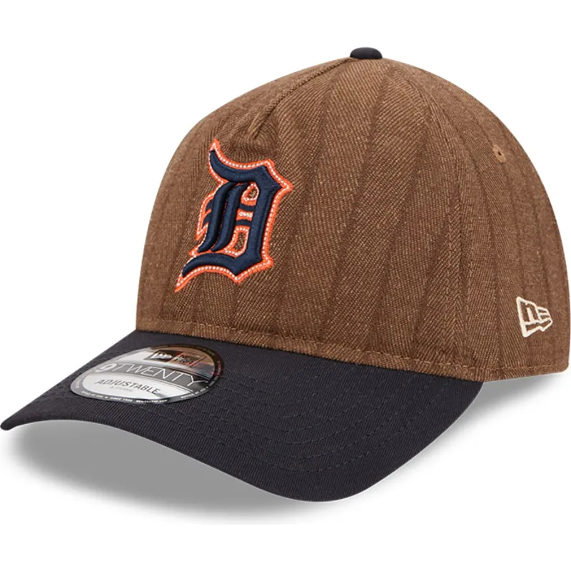 kapa-zaobljena-smeda-podesiv-9twenty-a-frame-wool-pinstripe-detroit-tigers-mlb-new-era