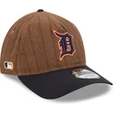kapa-zaobljena-smeda-podesiv-9twenty-a-frame-wool-pinstripe-detroit-tigers-mlb-new-era