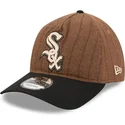 kapa-zaobljena-smeda-podesiv-9twenty-a-frame-wool-pinstripe-chicago-white-sox-mlb-new-era