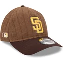 cap-zaobljena-brown-adjustable-strap-9twenty-a-frame-wool-pinstripe-san-diego-padres-mlb-new-era