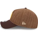 kape-zaobljena-smeda-podesiva-traka-9twenty-a-frame-wool-pinstripe-san-diego-padres-mlb-new-era