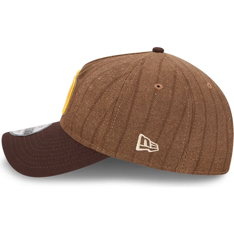 cap-zaobljena-brown-adjustable-strap-9twenty-a-frame-wool-pinstripe-san-diego-padres-mlb-new-era
