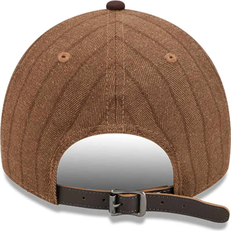 kape-zaobljena-smeda-podesiva-traka-9twenty-a-frame-wool-pinstripe-san-diego-padres-mlb-new-era