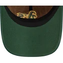 kape-zaobljena-smeda-podesiva-traka-9twenty-a-frame-wool-pinstripe-oakland-athletics-mlb-new-era