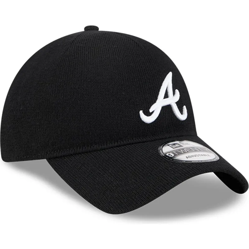 kapa-zaobljena-crna-podesiv-9twenty-merino-wool-atlanta-braves-mlb-new-era