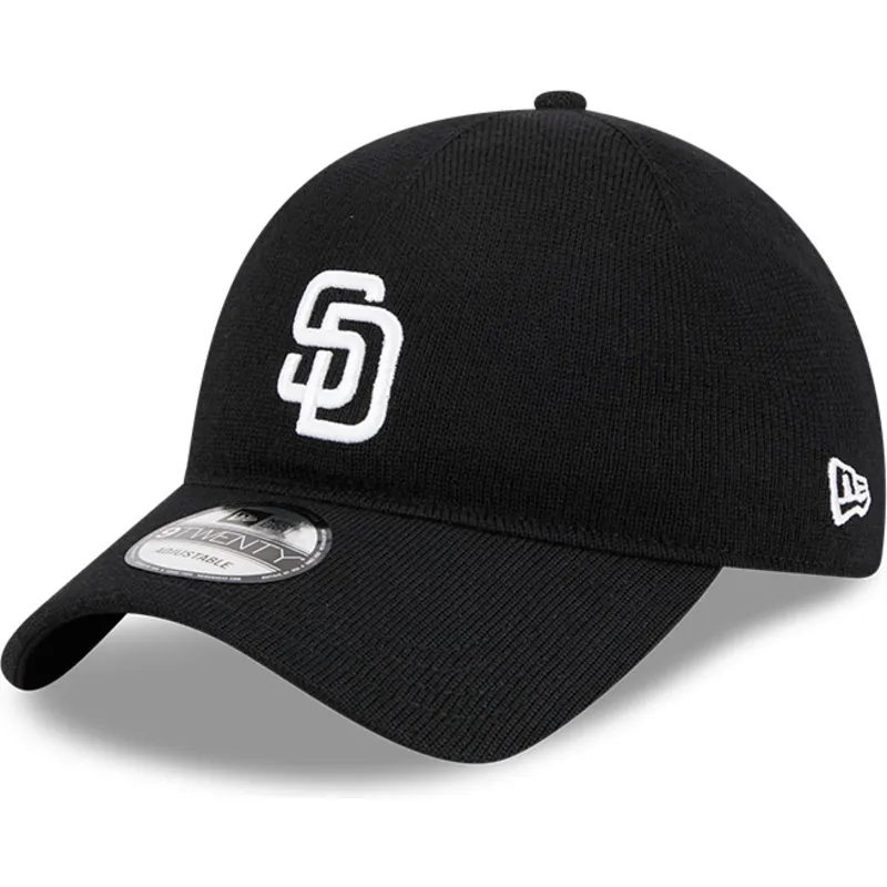 kapa-zaobljena-crna-podesiv-9twenty-merino-wool-san-diego-padres-mlb-new-era