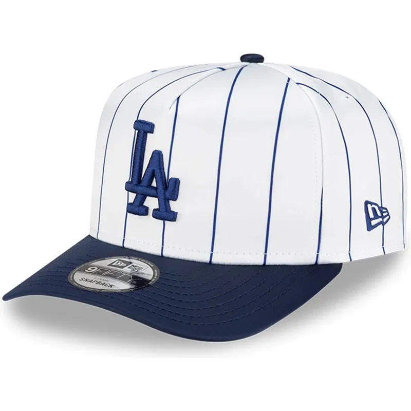 kapa-zaobljena-bijela-snapback-9fifty-a-frame-satin-pinstripe-los-angeles-dodgers-mlb-new-era