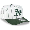 kapa-zaobljena-bijela-snapback-9fifty-a-frame-satin-pinstripe-oakland-athletics-mlb-new-era