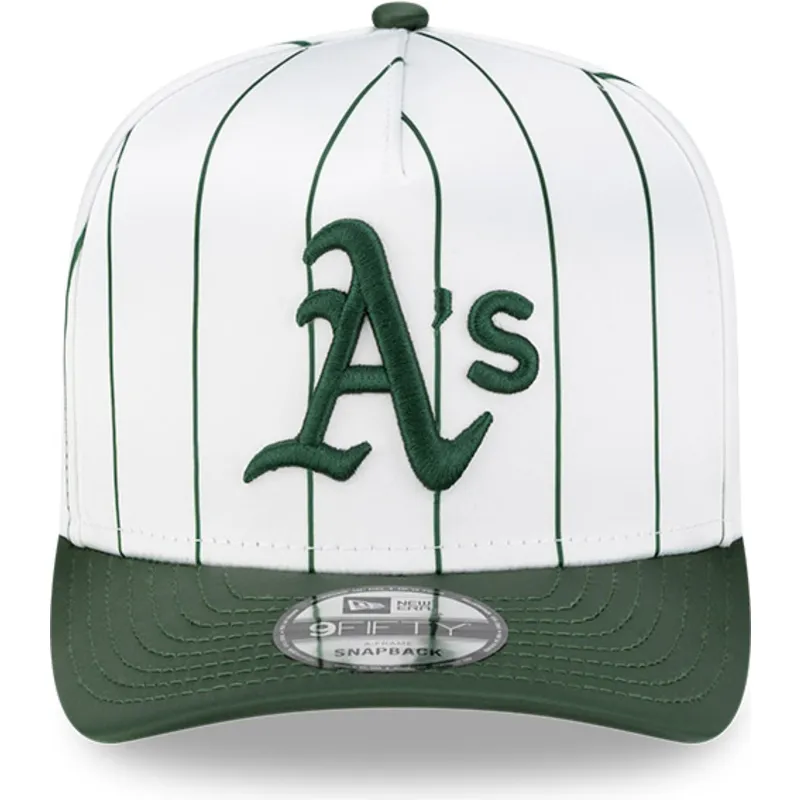 kapa-zaobljena-bijela-snapback-9fifty-a-frame-satin-pinstripe-oakland-athletics-mlb-new-era