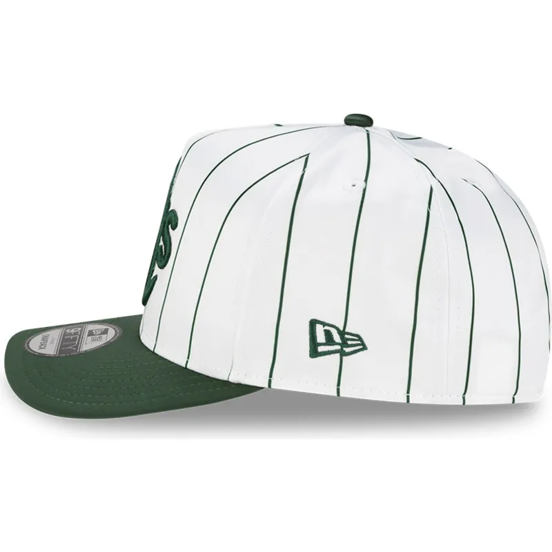kapa-zaobljena-bijela-snapback-9fifty-a-frame-satin-pinstripe-oakland-athletics-mlb-new-era