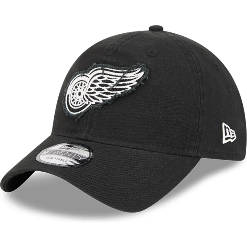 kapa-zaobljena-crna-podesiv-9twenty-stamp-detroit-red-wings-nhl-new-era