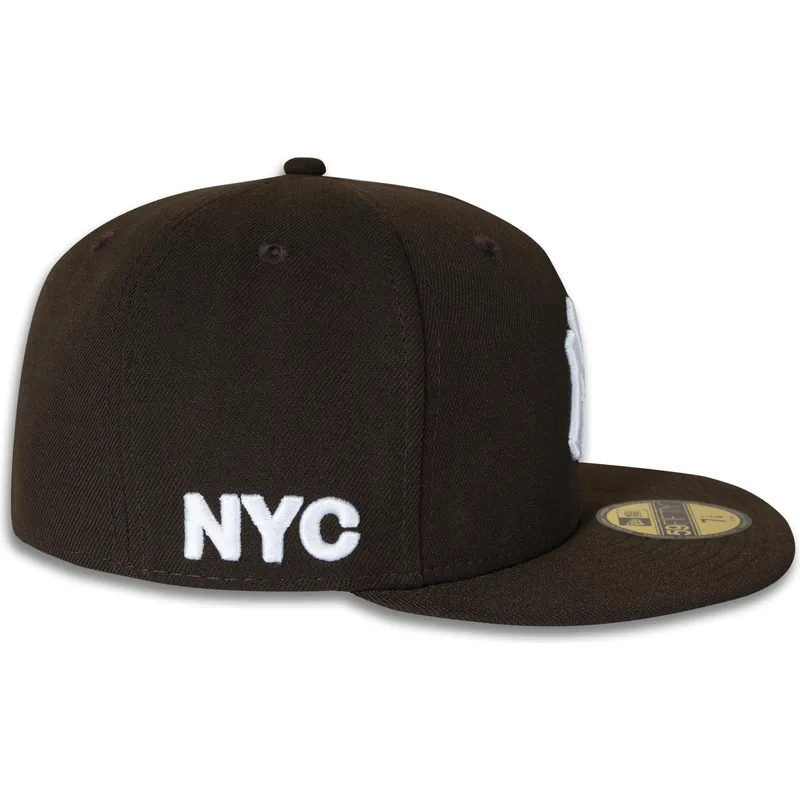 cap-ravna-brown-ajustada-59fifty-nyc-side-new-york-yankees-mlb-new-era cap-ravna-brown-ajustada-59fifty-nyc-side-new-york-yankees-mlb-new-era