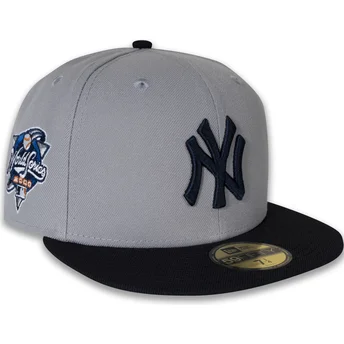 Cap ravna gray ajustada 59FIFTY World Series 2000 Side Patch New York Yankees MLB New Era