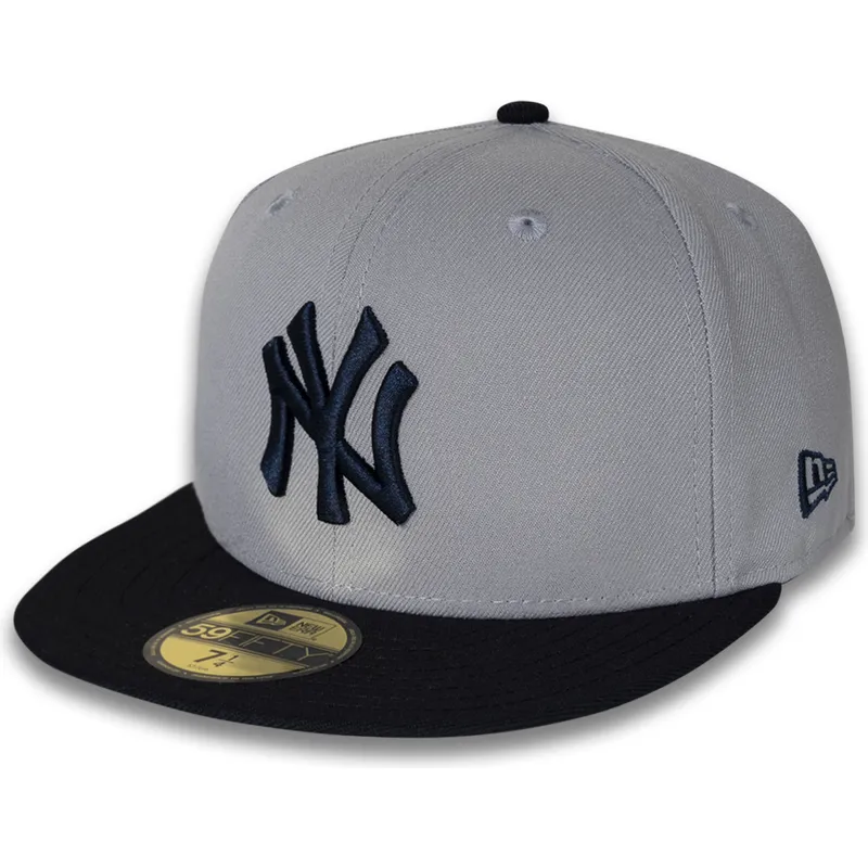 kapa-ravna-siva-prilagodena-59fifty-world-series-2000-side-patch-new-york-yankees-mlb-new-era