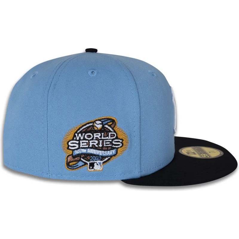 kapa-ravna-plava-prilagodena-59fifty-world-series-2003-side-patch-new-york-yankees-mlb-new-era