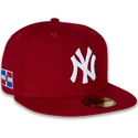 kapa-ravna-crvena-prilagodena-59fifty-side-dominican-republic-new-york-yankees-mlb-new-era