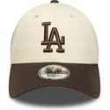 kapa-zaobljena-smeda-podesiv-9forty-side-patch-los-angeles-dodgers-mlb-new-era