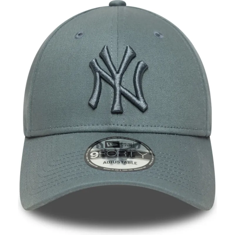kapa-zaobljena-siva-podesiv-9forty-league-essential-new-york-yankees-mlb-new-era