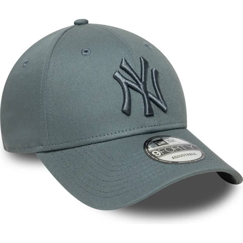 kapa-zaobljena-siva-podesiv-9forty-league-essential-new-york-yankees-mlb-new-era