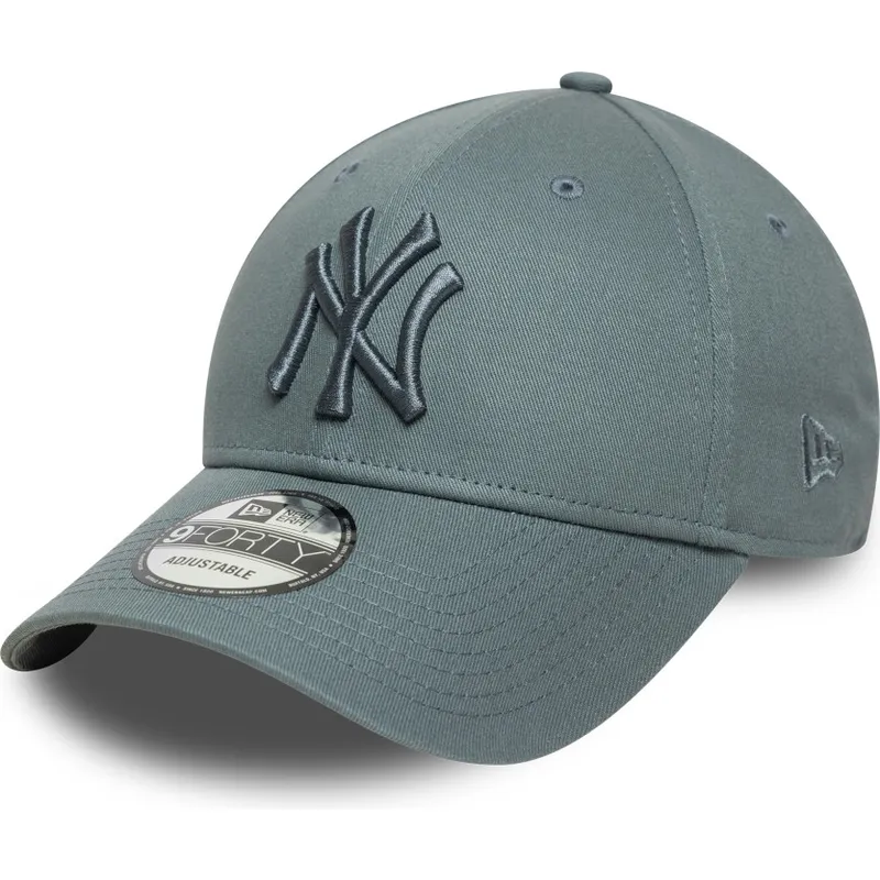 kapa-zaobljena-siva-podesiv-9forty-league-essential-new-york-yankees-mlb-new-era