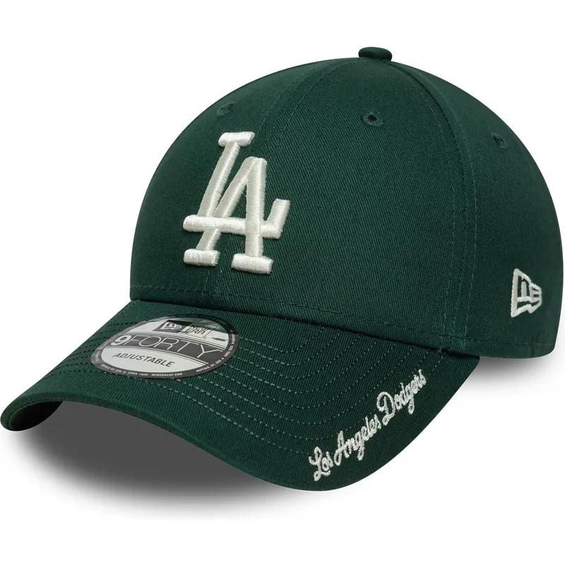 cap-zaobljena-green-adjustable-strap-9forty-visor-script-los-angeles-dodgers-mlb-new-era cap-zaobljena-green-adjustable-strap-9forty-visor-script-los-angeles-dodgers-mlb-new-era