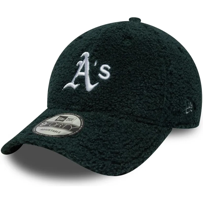 kapa-zaobljena-zelena-podesiv-9forty-winter-borg-oakland-athletics-mlb-new-era