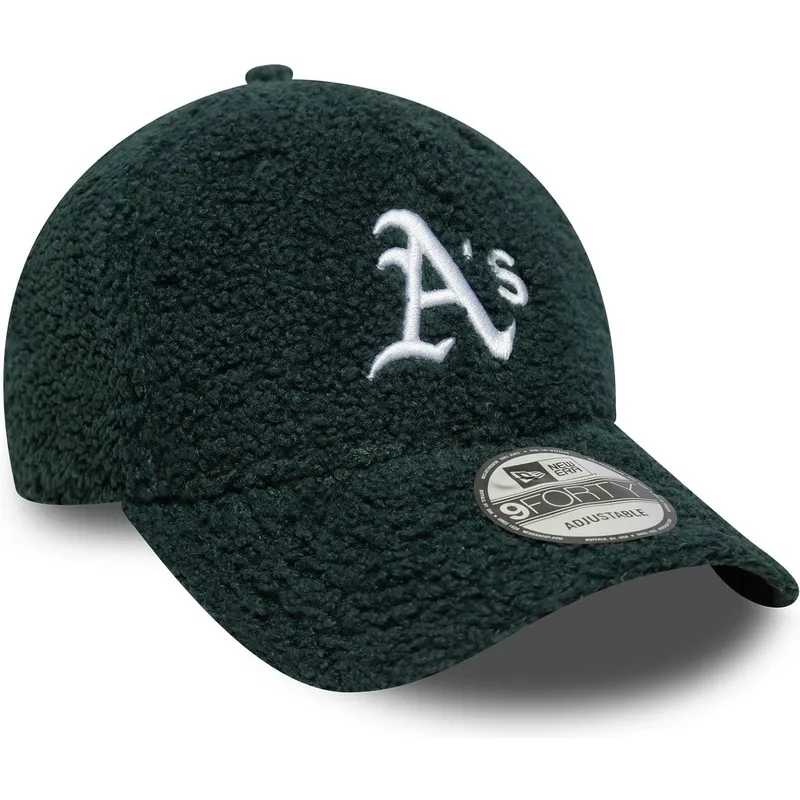 kapa-zaobljena-zelena-podesiv-9forty-winter-borg-oakland-athletics-mlb-new-era