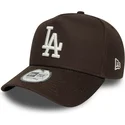 kapa-zaobljena-smeda-snapback-9forty-e-frame-side-patch-los-angeles-dodgers-mlb-new-era