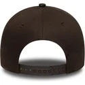 kapa-zaobljena-smeda-snapback-9forty-e-frame-side-patch-los-angeles-dodgers-mlb-new-era