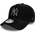 new-era-curved-brim-9forty-e-frame-cord-new-york-yankees-mlb-black-adjustable-cap