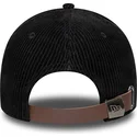 new-era-curved-brim-9forty-e-frame-cord-new-york-yankees-mlb-black-adjustable-cap