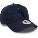 kapa-zaobljena-mornarsko-plava-snapback-9forty-e-frame-melton-los-angeles-dodgers-mlb-new-era