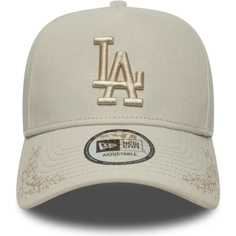 cap-zaobljena-beige-snapback-9forty-e-frame-tonal-icon-los-angeles-dodgers-mlb-new-era