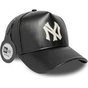 kapa-zaobljena-crna-podesiv-9forty-e-frame-img-leather-new-york-yankees-mlb-new-era