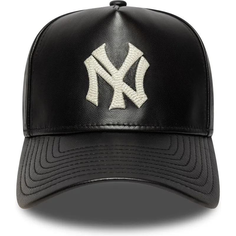 kapa-zaobljena-crna-podesiv-9forty-e-frame-img-leather-new-york-yankees-mlb-new-era