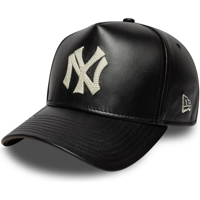 kapa-zaobljena-crna-podesiv-9forty-e-frame-img-leather-new-york-yankees-mlb-new-era