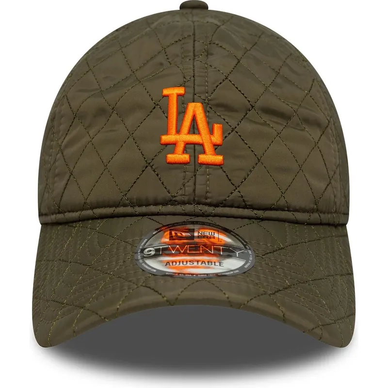 cap-zaobljena-green-adjustable-strap-9twenty-quilted-los-angeles-dodgers-mlb-new-era