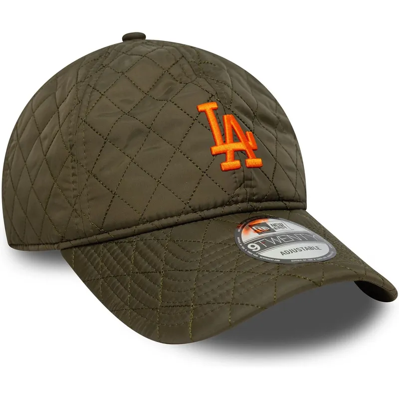 cap-zaobljena-green-adjustable-strap-9twenty-quilted-los-angeles-dodgers-mlb-new-era