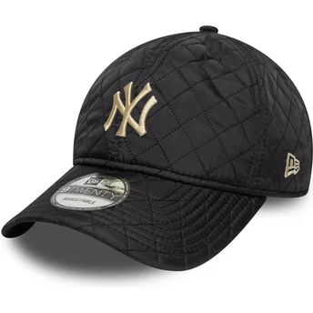 Cap zaobljena black adjustable strap 9TWENTY Quilted New York Yankees MLB New Era