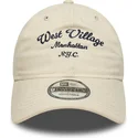 cap-zaobljena-beige-adjustable-strap-9twenty-new-era