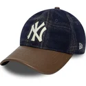 kapa-zaobljena-visebojno-podesiv-9twenty-img-loden-leather-new-york-yankees-mlb-new-era