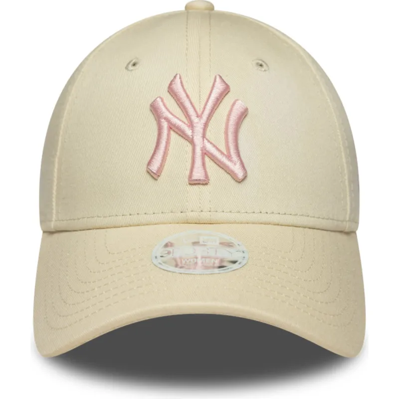 kapa-zaobljena-bez-podesiv-rosa-9forty-league-essential-new-york-yankees-mlb-new-era