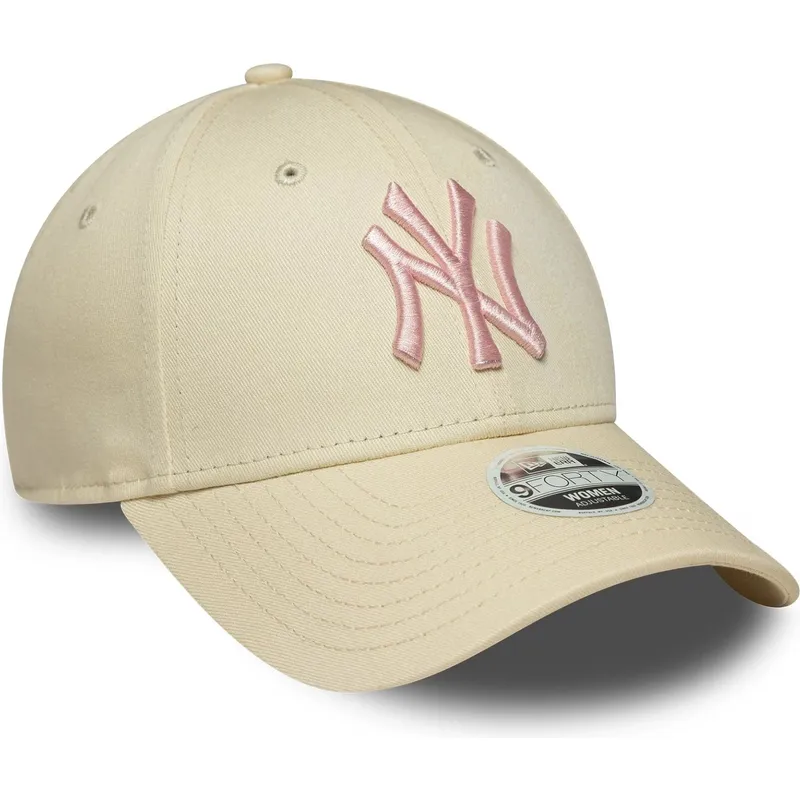 kapa-zaobljena-bez-podesiv-rosa-9forty-league-essential-new-york-yankees-mlb-new-era