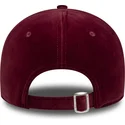 kapa-zaobljena-crvena-podesiv-9forty-velour-los-angeles-dodgers-mlb-new-era