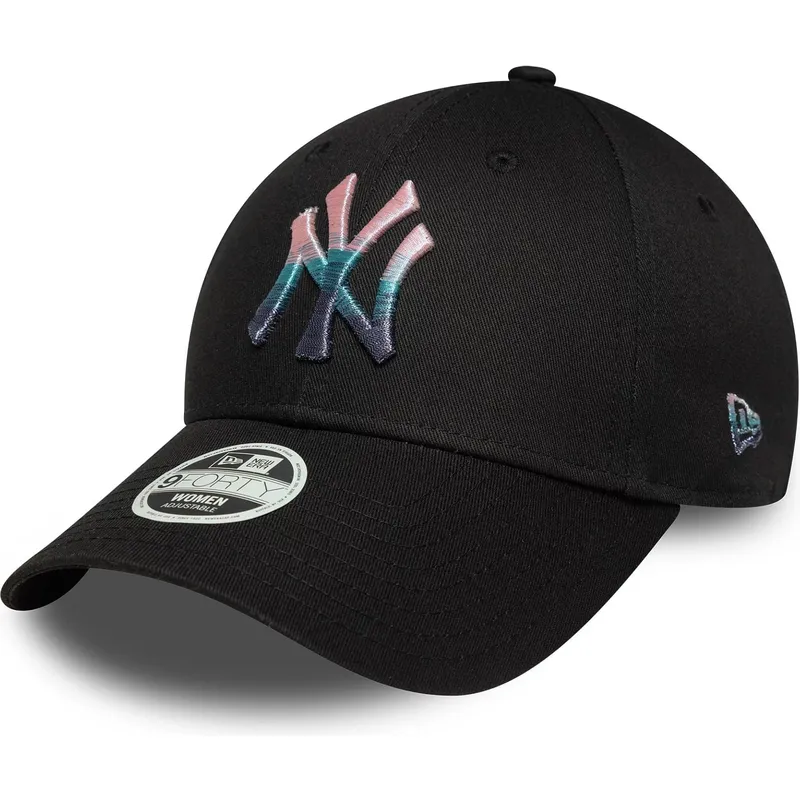 kapa-zaobljena-crna-podesiv-9forty-metallic-new-york-yankees-mlb-new-era