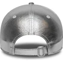 new-era-curved-brim-women-9forty-metallic-new-york-yankees-mlb-silver-adjustable-cap